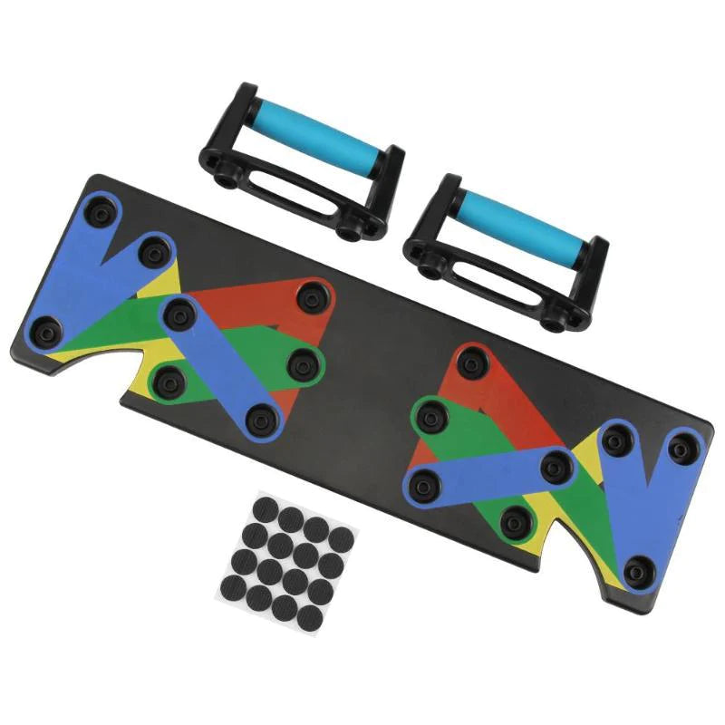 Nine-Function Push-Up Board Bracket for Indoor