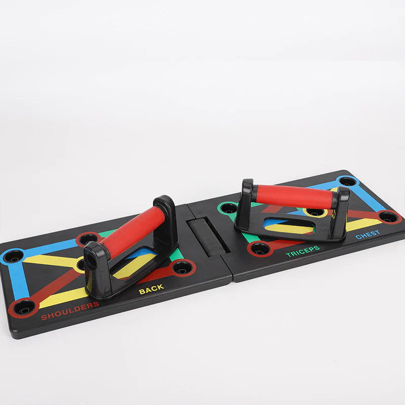 Nine-Function Push-Up Board Bracket for Indoor