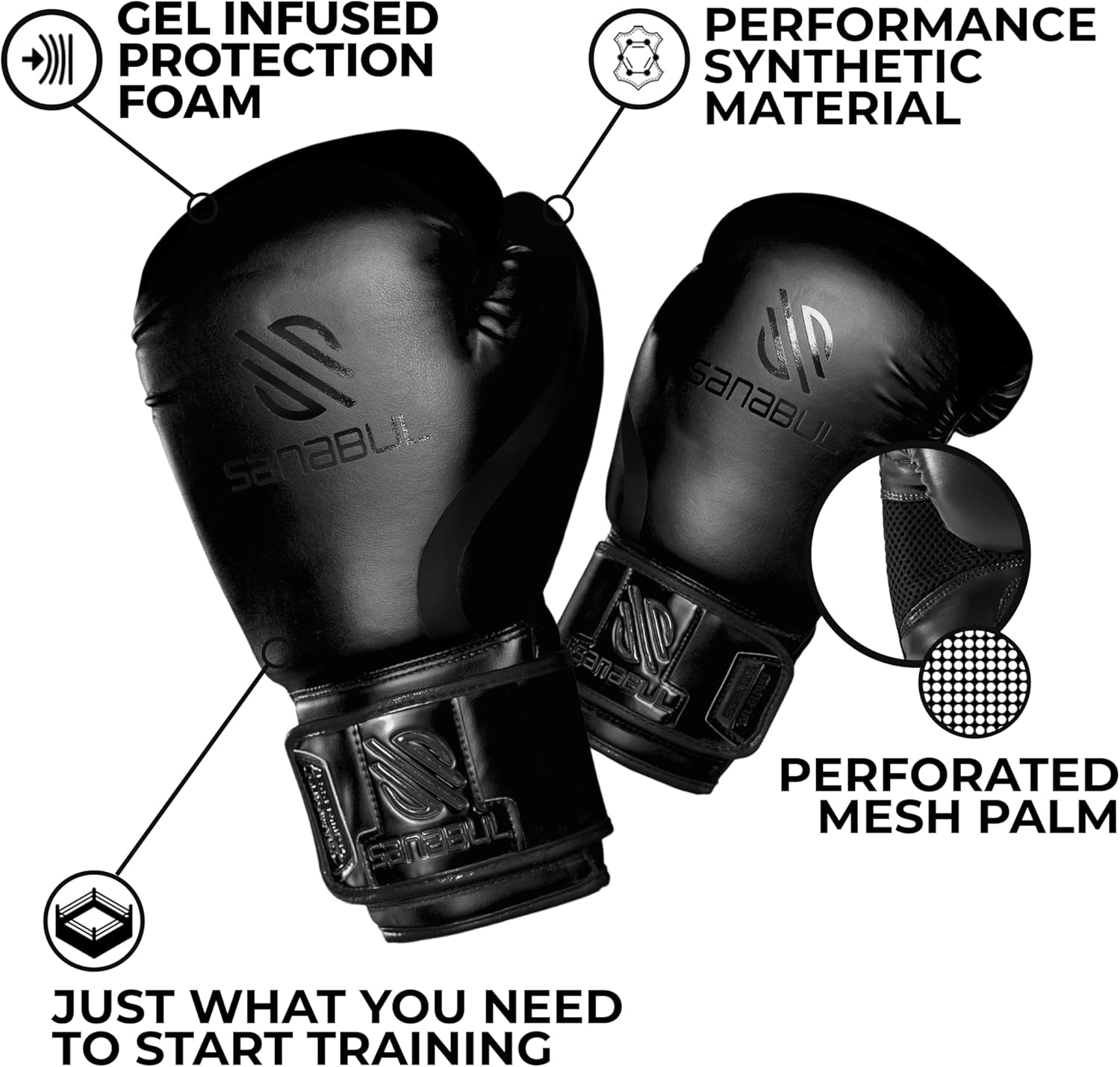 Sanabul Gel Boxing Gloves